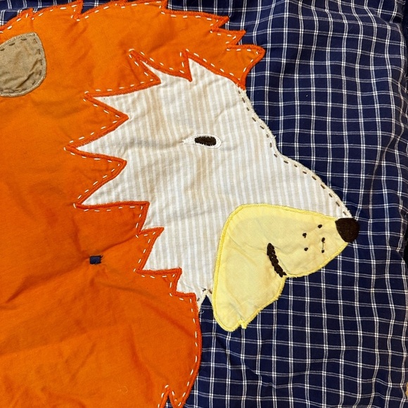 Pottery Barn Kids Lion applique Preston sleeping bag, new like condition - Picture 5 of 10